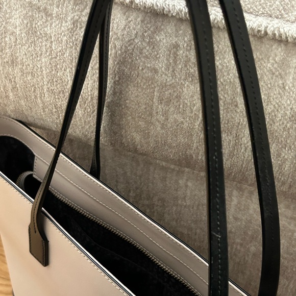 Pink and Black Kate Spade Zip Tote - Picture 6 of 7